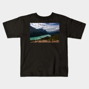(Nearly) Clear Skies at Peyto Lake Kids T-Shirt